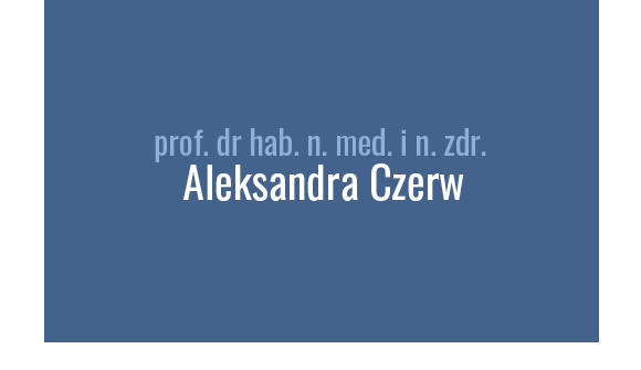prof. Aleksandra Czerw